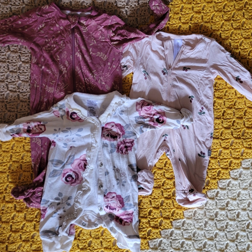 Floral Onsie Bundle